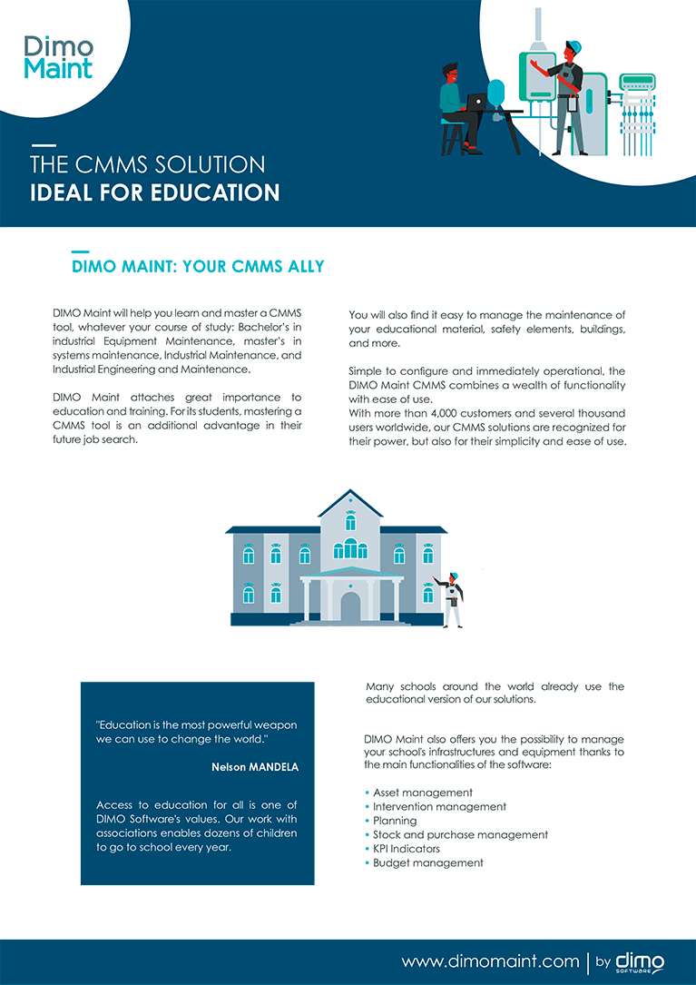 Industry brochure - DIMO Maint - Education